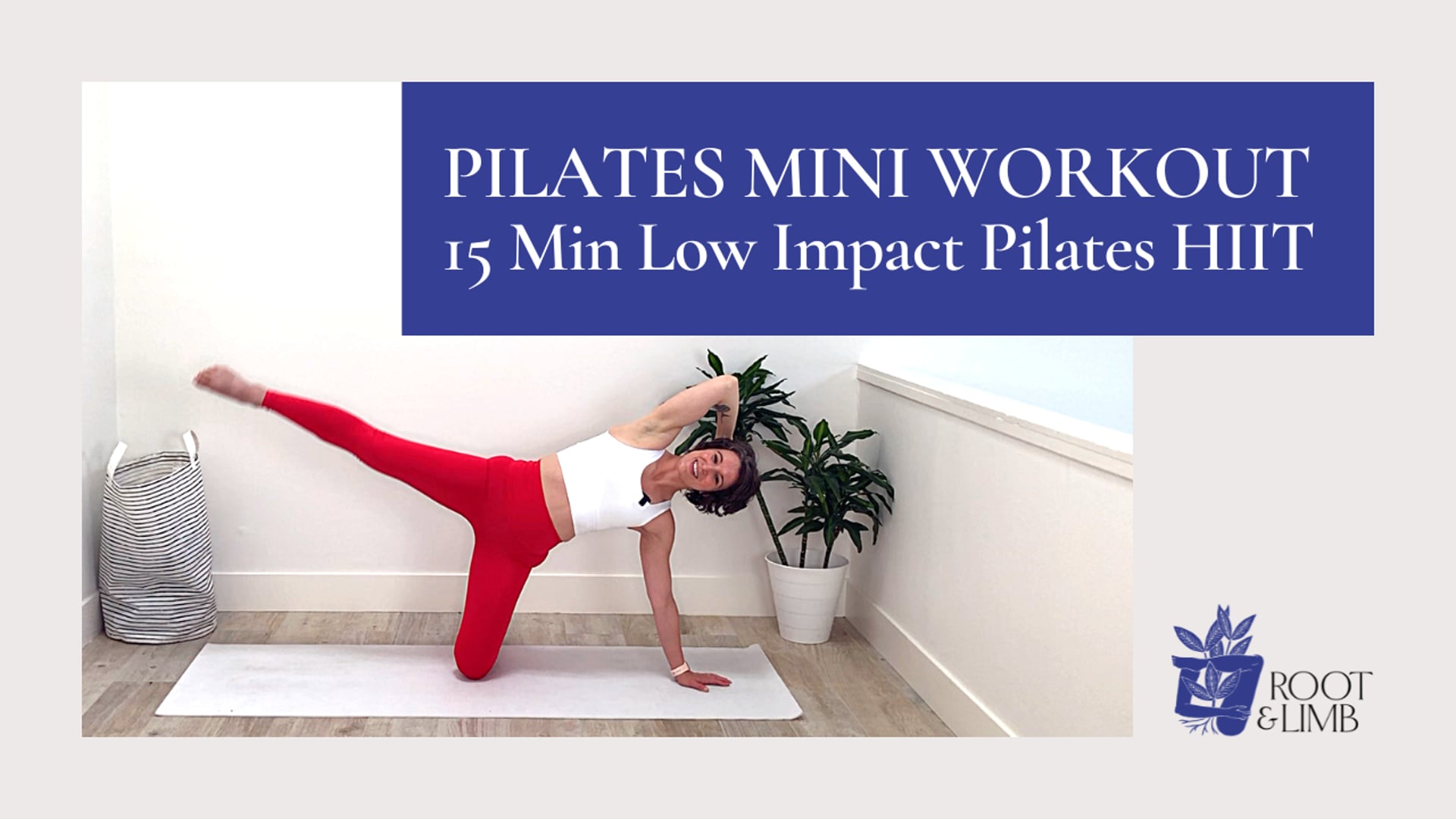 15 Minute Low Impact Pilates HIIT 
