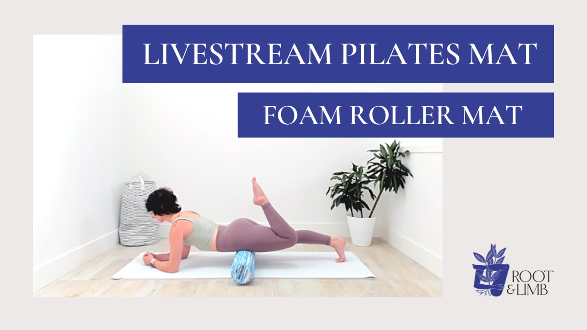 Foam Roller Pilates Mat 