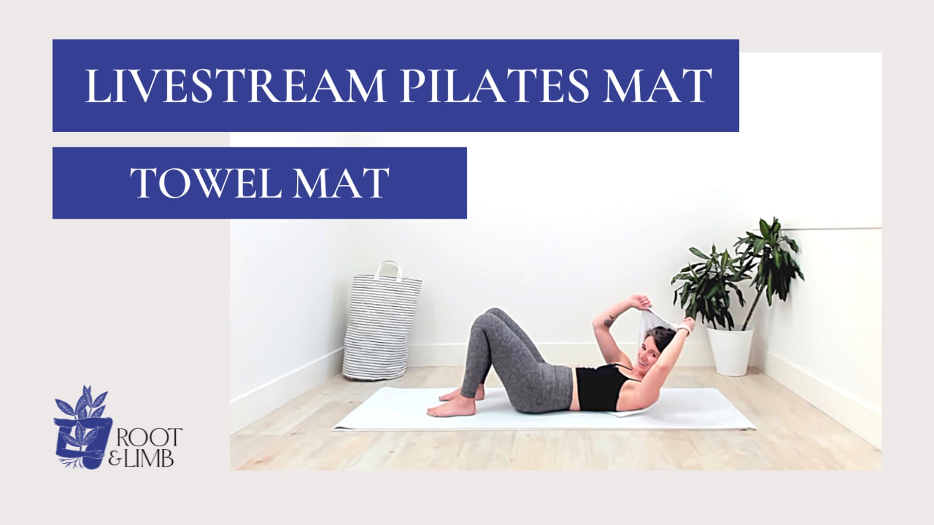 Towel Pilates Mat 